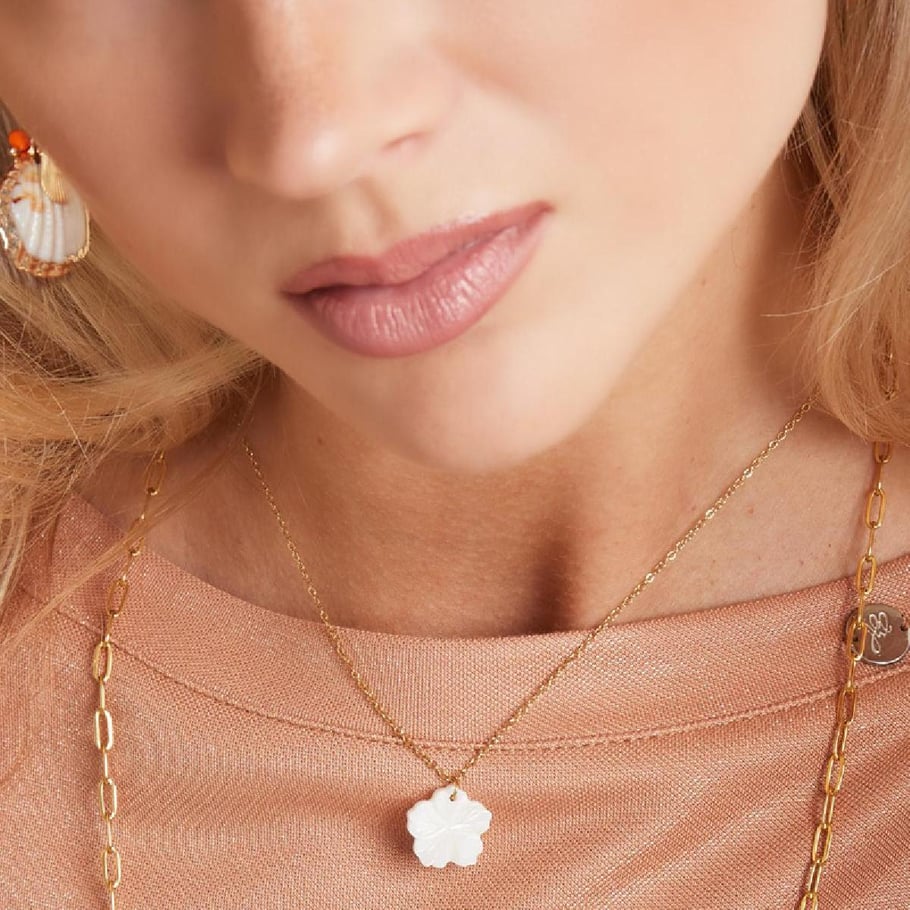 Necklace flower shell - Beach collection Picture4